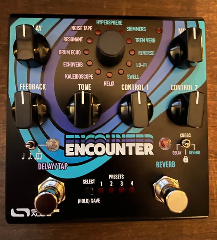 Source Audio Encounter Ambient Delay / Reverb 2025 - Present - Black / Blue image 1