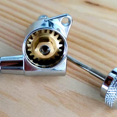 6 in line Black JinHo LEFTY locking Machine head, kidney bean buttons Bild 3