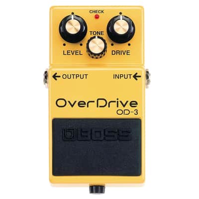 Boss Overdrive Pedal OD-3 Bundle with 2 Right Angle Patch Cables, 12 Guitar Picks & Polishing Cloth – Natural Overdrive, Smooth Dynamics, Extended Sustain, Classic Tube Amp Tone image 3