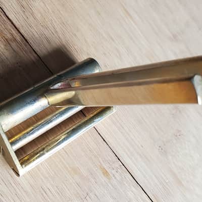 1960s Gretsch Viking Tuning Fork Bridge - Gold image 5