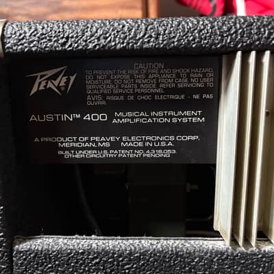 Peavey Austin 400 210-Watt 2x12" Acoustic Electric Instrument System 1980s Black image 9