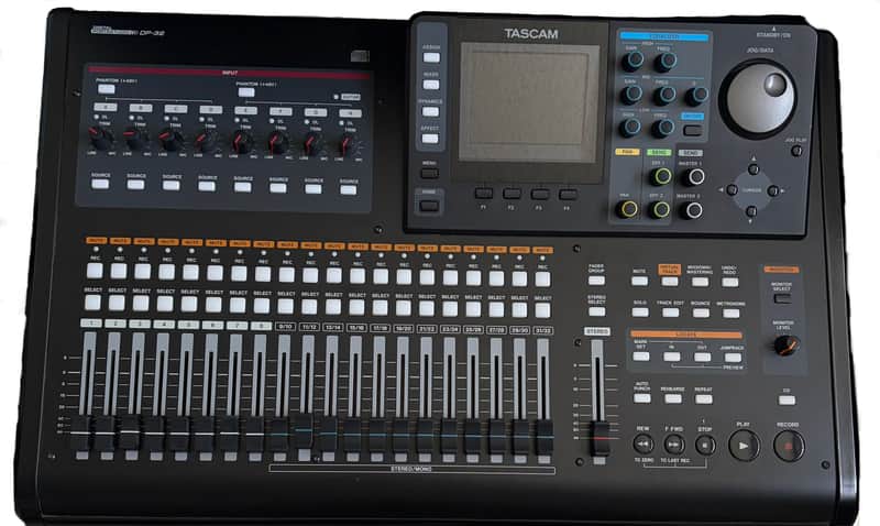 TASCAM DP-32 W/ CD-RW DRIVE and MIDI i/o 2012 image 1