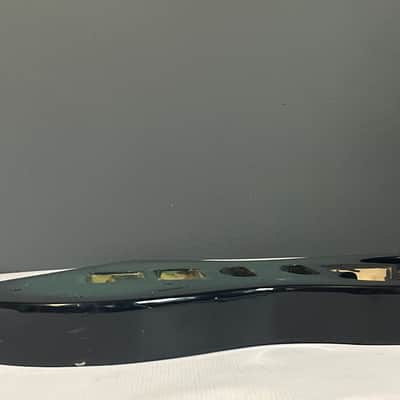 1987 Korean Ibanez RG250 Transparent Blue Flame Maple Guitar Body Powerocker Ready image 20