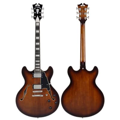 D'Angelico Premier DC Brown Burst image 3