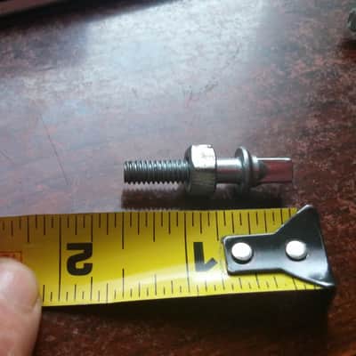 Rogers 2 VINTAGE MEMRI-LOC BIG R BOLT and Nuts (Short Tension Rod) 70s image 4