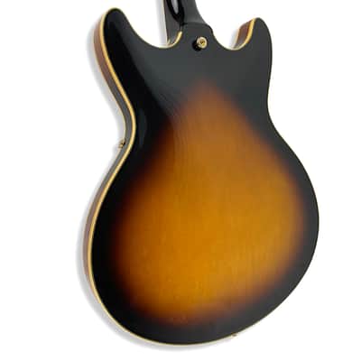 Westone Rainbow II Semi-Hollowbody Early '80s Sunburst image 9