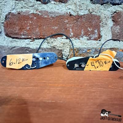 Lawsuit Era S-Style Single Coil MIJ Pickups - Set of 2 (6.12K & 4.7K) (1970 - White) image 2