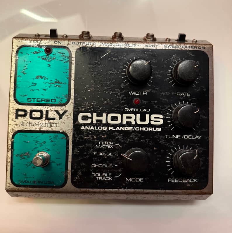 Electro-Harmonix Stereo Poly Chorus Analog Flange/Chorus 1981 - Silver image 1