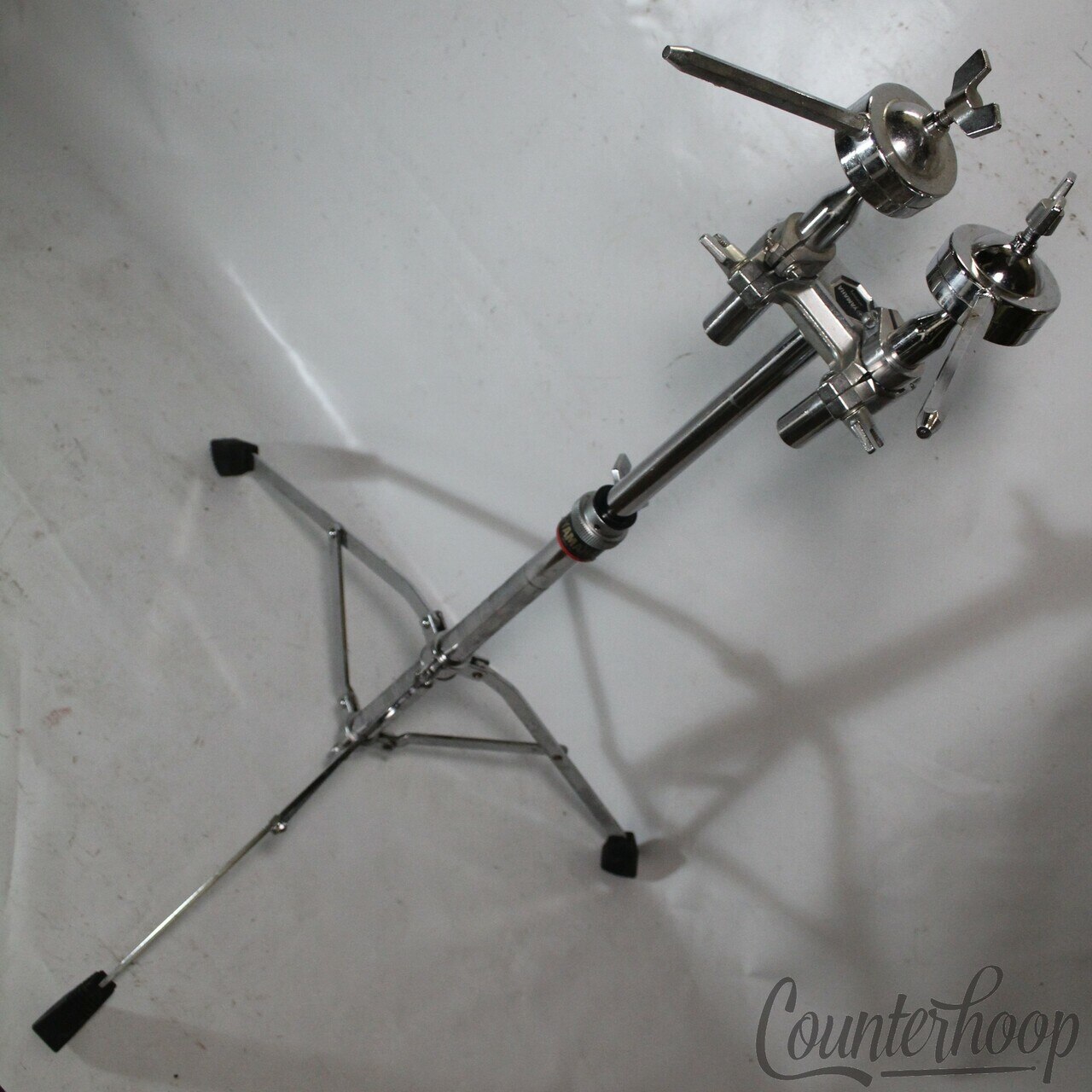 Yamaha Recording Custom Double Tom Drum Stand YESS Omni-Ball Hex Mounts Japan* — main photograph
