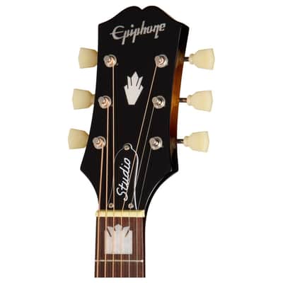 Epiphone J-200 Studio Electro Acoustic Guitar; Vintage Sunburst image 7