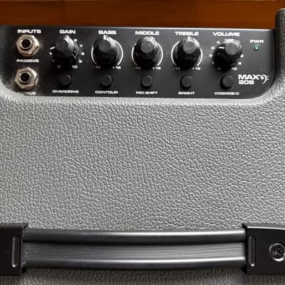 Peavey MAX 208 200-Watt 2x8" Bass Combo 2018 - Present - Gray / Black image 7