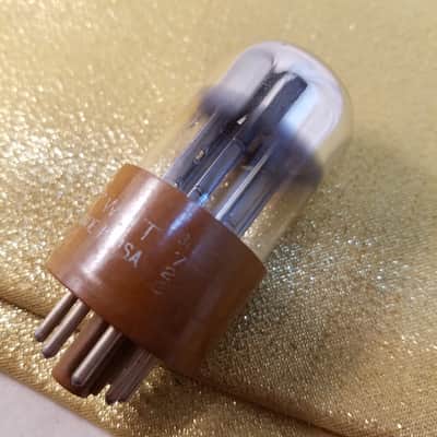 Sylvania Perfect 0% Matched Pair (2) JAN-CHS-6SN7WGT WGTA tNOS AT1000 TESTED Balanced! PI Vacuum Tubes 3-hole Bad Boy rugged military dual triode 1951-1957 image 14