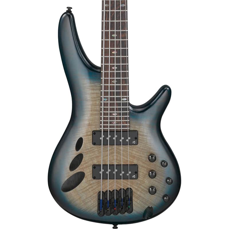 Ibanez SRD905 SR Bass Workshop 5-String Electric Bass - Cosmic Blue Starburst Low Gloss image 1