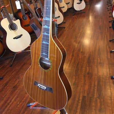 Luna Lap Steel Guitar Weissenborn Style Hawaiian Mahogany image 9