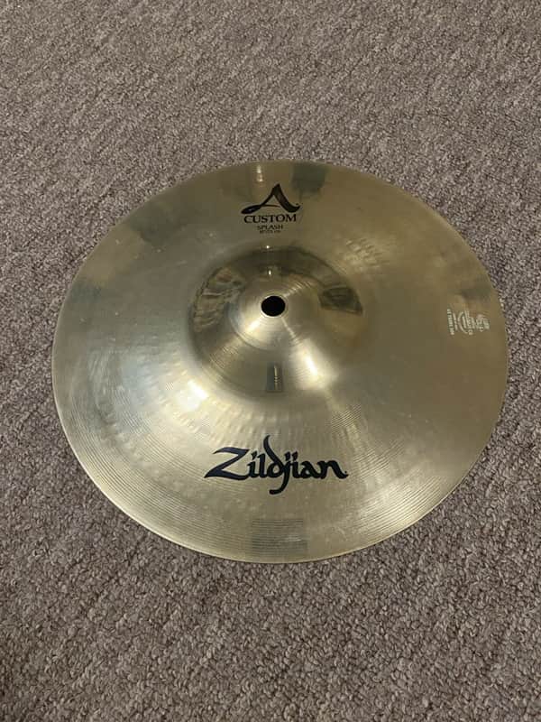 Zildjian A Custom 10" Splash Cymbal – Brilliant Finish – Excellent Condition image 1