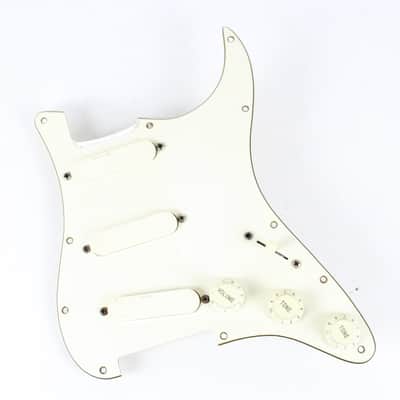 1987 Vintage Fender Stratocaster Plus Loaded PICKGUARD Gold Lace Sensor Pickups USA Strat E4 Series