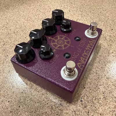 Analogman King of Tone V4 with Red Side High Gain Option and Mode Toggle Switch 2009 - Present - Graphic image 1