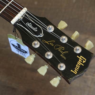 1996 Gibson Les Paul Studio EMG's w/ Rosewood FB Electric Guitar Walnut Gloss + OGB image 11
