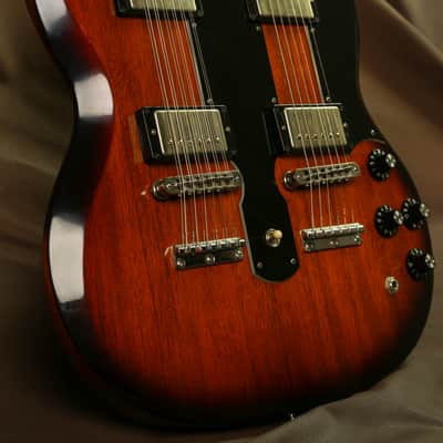2011 Gibson Custom EDS-1275 Double Neck Vintage Sunburst image 9
