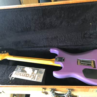Kramer 1981 Pacer Special B-Series Strat Head 1981 Vintage Melaga Purple image 2
