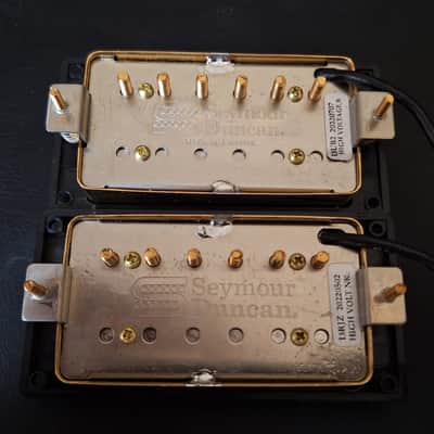Seymour Duncan Duncan High Voltage – Set Humbuckers Neck + Bridge Gold – Neufs 2023 - Gold image 3