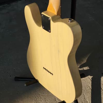 Used Riggio Custom Guitars Tango Blonde, Rosewood, Black Guard with Gigbag image 15