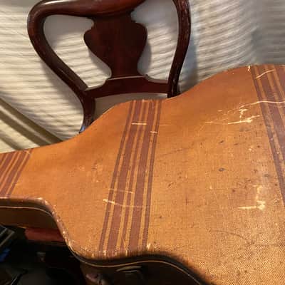 D'Angelico new yorker     basket case 1950's stained red image 22