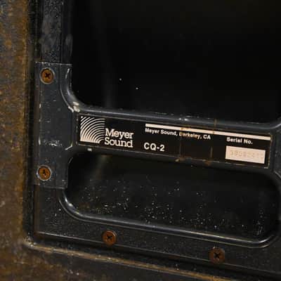Meyer Sound CQ-2 Narrow Coverage Main Loudspeaker (PAIR) CG01UTK *ASK FOR SHIPPING* image 8