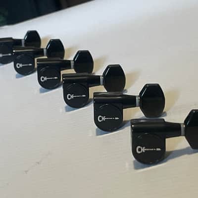 MIM Charvel Pro Mod So Cal Black Tuners Tuning Pegs 6 In Line Dual Pin image 1