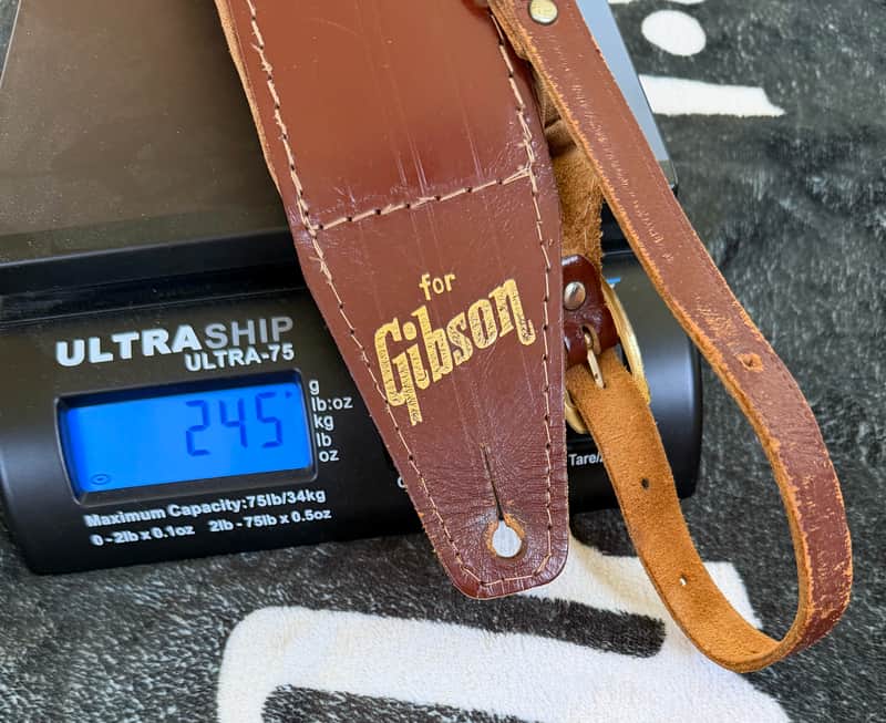 Gibson Vintage leather strap Norlin Era
