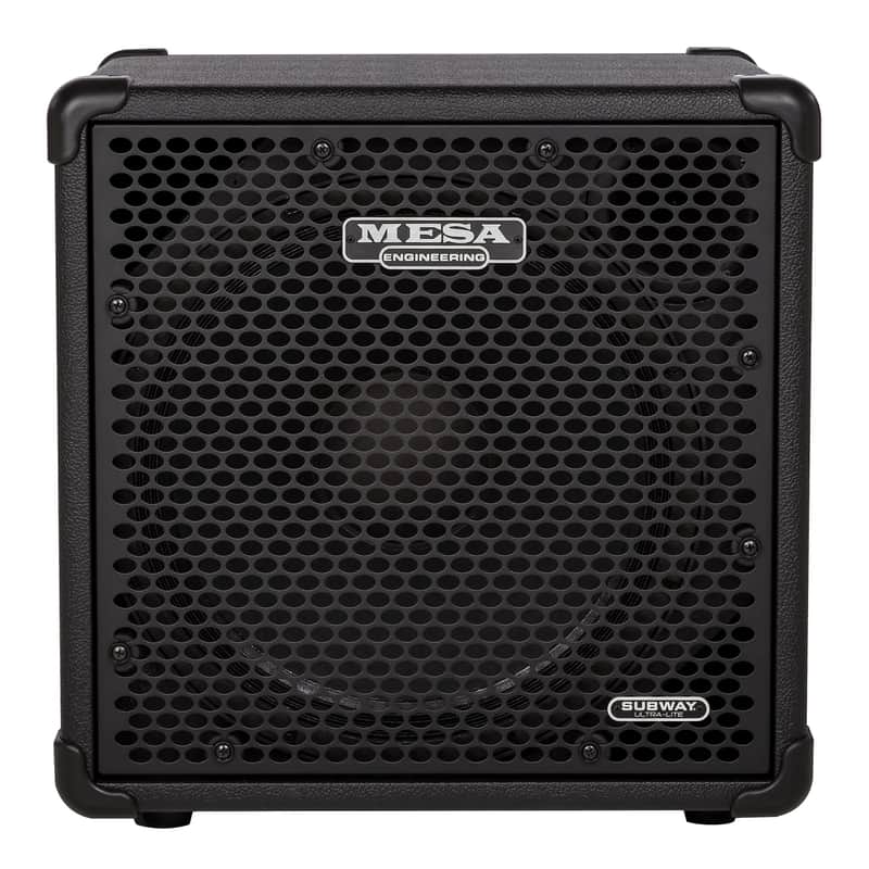 Mesa Boogie 1x15 Subway Ultra Light Bass Cabinet - Black Bronco / Black Metal Grille image 1