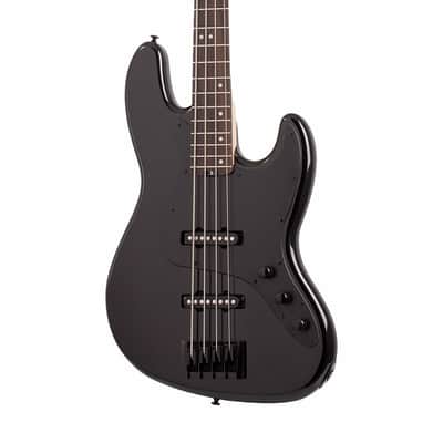 Schecter J-4 Electric Bass Guitar - Gloss Black image 3