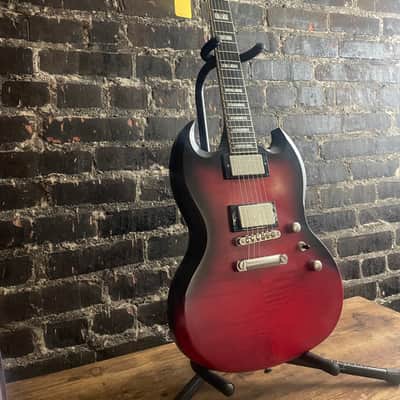 2021 Epiphone SG Prophecy - Red Tiger Aged Gloss (USED) image 5