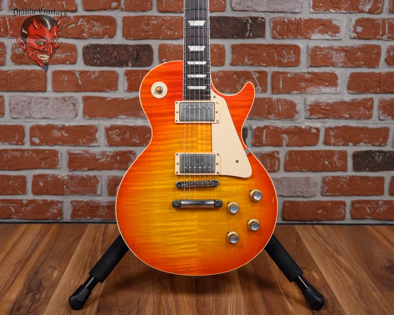 Gibson Custom Shop Limited Edition Joe Walsh 1960 Les Paul Standard Murphy Aged #13 of 75 Flame Maple Top Tangerine Burst 2013 w/OHSC image 1