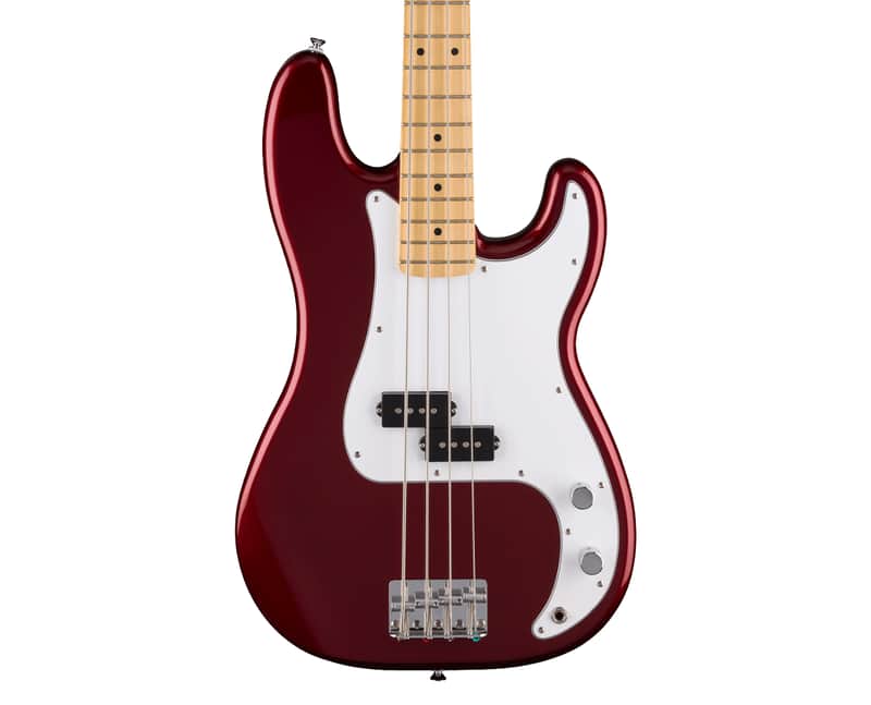 Used Fender Standard Precision Bass Guitar - Candy Cola w/Maple FB image 1