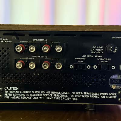 🎶✨ Onkyo TX-220 Vintage Stereo Receiver w/ Original Wood Case — Serviced, Cleaned, All Functions Working + New STK016 Outputs image 14