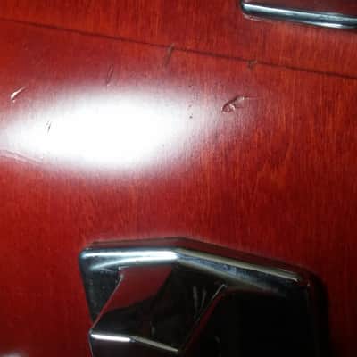 VINTAGE Tama Royalstar 12 x 11  Rack Tom 70s 80s RED MAHOGANY JAPAN Projects Popcorn Snare Shallow or Concert TOM image 17