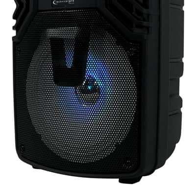 Technical Pro Dual 8" Rechargeable Karaoke Machine System Bundle with Stand & 3) Wireless Mics image 6