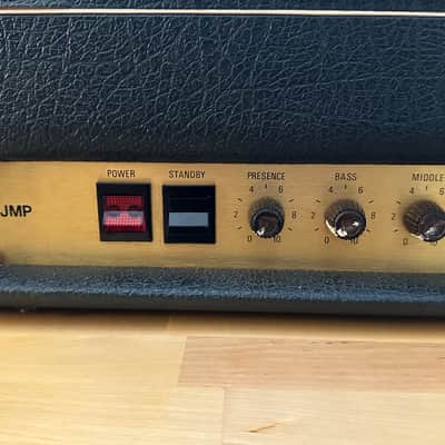 Marshall JMP 1987 MK II 2-Channel 50-Watt Guitar Amp Head 1975 - 1981 - Black image 2
