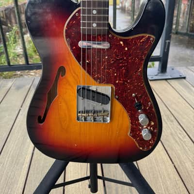 Fender Fender Custom Shop 60's Telecaster Thinline Journeyman Relic 5lbs 15.4 ozs new Aged 3 color S image 2