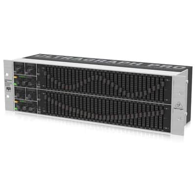 Behringer Behringer ULTRAGRAPH PRO FBQ6200HD HD Dual Channel 31-Band Stereo Graphic Equalizer with FBQ Feedback Detection System, Limiters and Pink-Noise Generator - with 2X 15' 8mm XLR Microphone Cable image 6