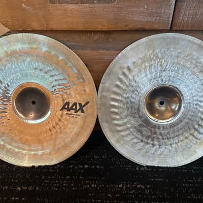 Sabian 15" AAX Medium Hi-Hat Cymbals (Pair) 2019 - Present - Brilliant image 2