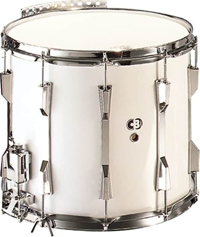 CB Percussion Tournament Series 12" x 15" White Marching Snare Drum - 3660 image 1
