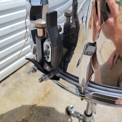 Corder/Fibes 8x14 Maple Snare Drum W/ 20 Lugs - Chrome Over Wood (C013-1) image 2