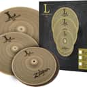 Zildjian LV348 L80 Low Volume Cymbal Pack w/ 13" Hi-Hats, 14" Crash & 18" Crash Ride Cymbals