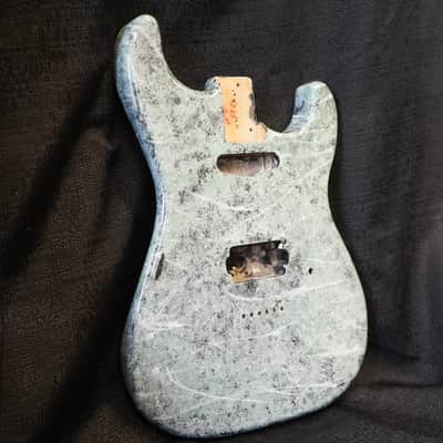 1993 ESP Japan Custom Shop Strat Alder Body - Marble Paint image 6