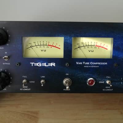 Tegeler Audio Manufaktur VTC Vari Tube Stereo Compressor 2024 - Black/Blue image 3