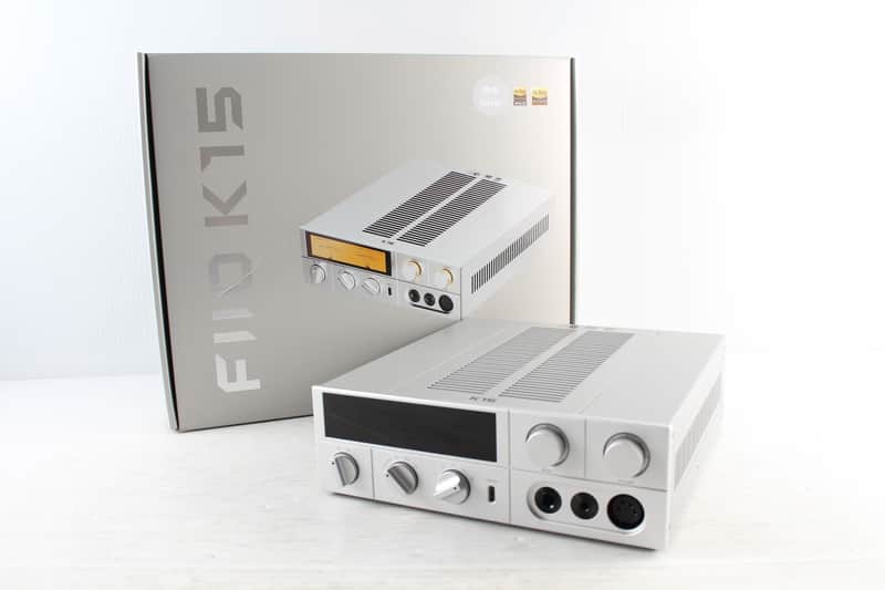 FiiO K15 Full Balance HiFi DAC and Headphone amp AK4497Sx2,Bluetooth 5.1 LDAC, Discrete Class AB Amplifier,USB Support DSD512 & PCM768kHz. Coaxial/Optical/XLR4 with Remote Control (Silver) image 1