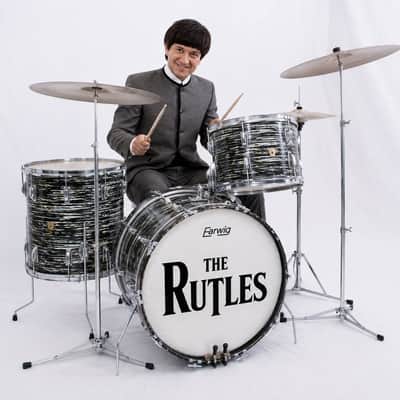 The Rutles, bass drumhead, 22", Resonate Drum Head, The Beatles image 2