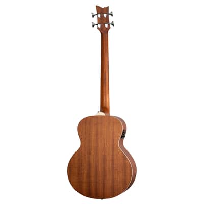 Ortega D7E-4 Deep Series 7 Spruce Top Mahogany Neck Medium Scale 4-String Acoustic-Electric Bass Guitar image 5